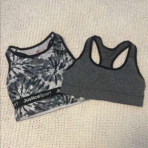Girls Sports Bra Bundle Justice size 28